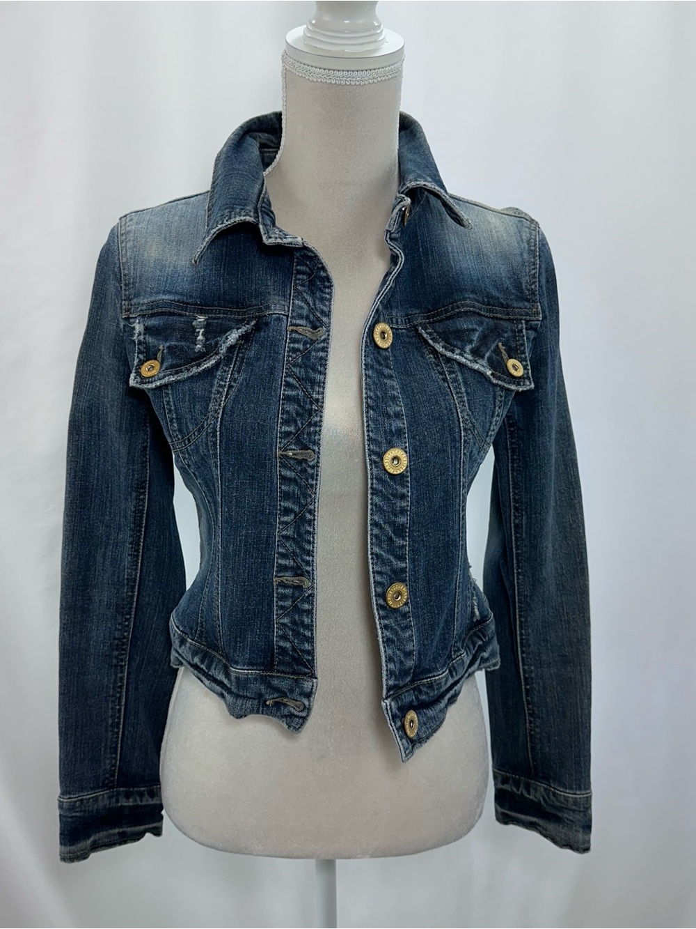 DKNY Dark Blue Denim Jean Jacket